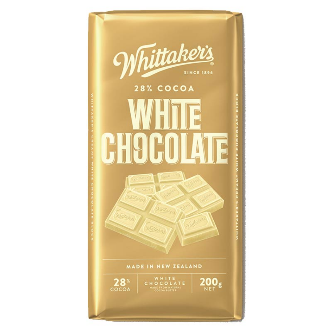 WHITTAKERS BLOCK WHITE 200G